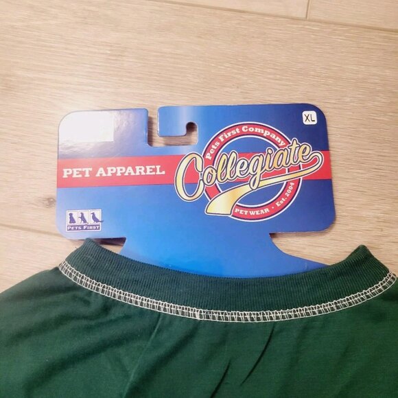 Michigan State Spartans Pet Tee Shirt College Green White Extra Large Sz XL - Picture 2 of 4